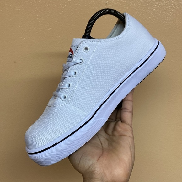 Avenger Slip And Oil Resistant Steel Toe Work Boots “White Black” - Picture 9 of 15